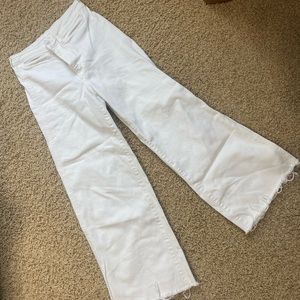 H&M White straight leg Jeans